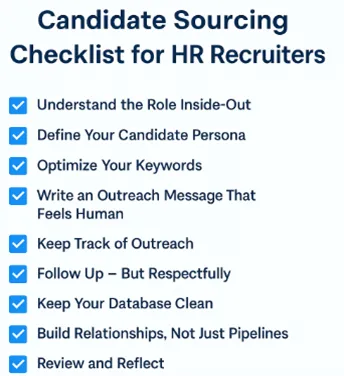 Candidate Sourcing Checklist